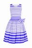 Kleid Streifen Blau - Auswahl: L