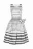 Kleid Streifen Grau - Auswahl: L